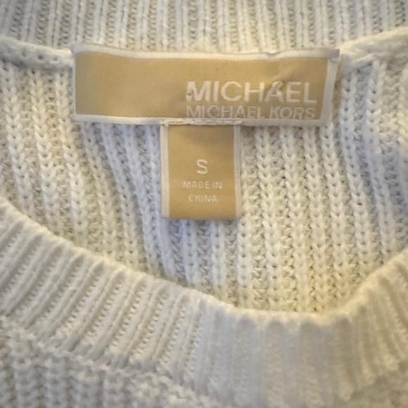 Michael Kors Cream Knit Sweater - Picture 3 of 6